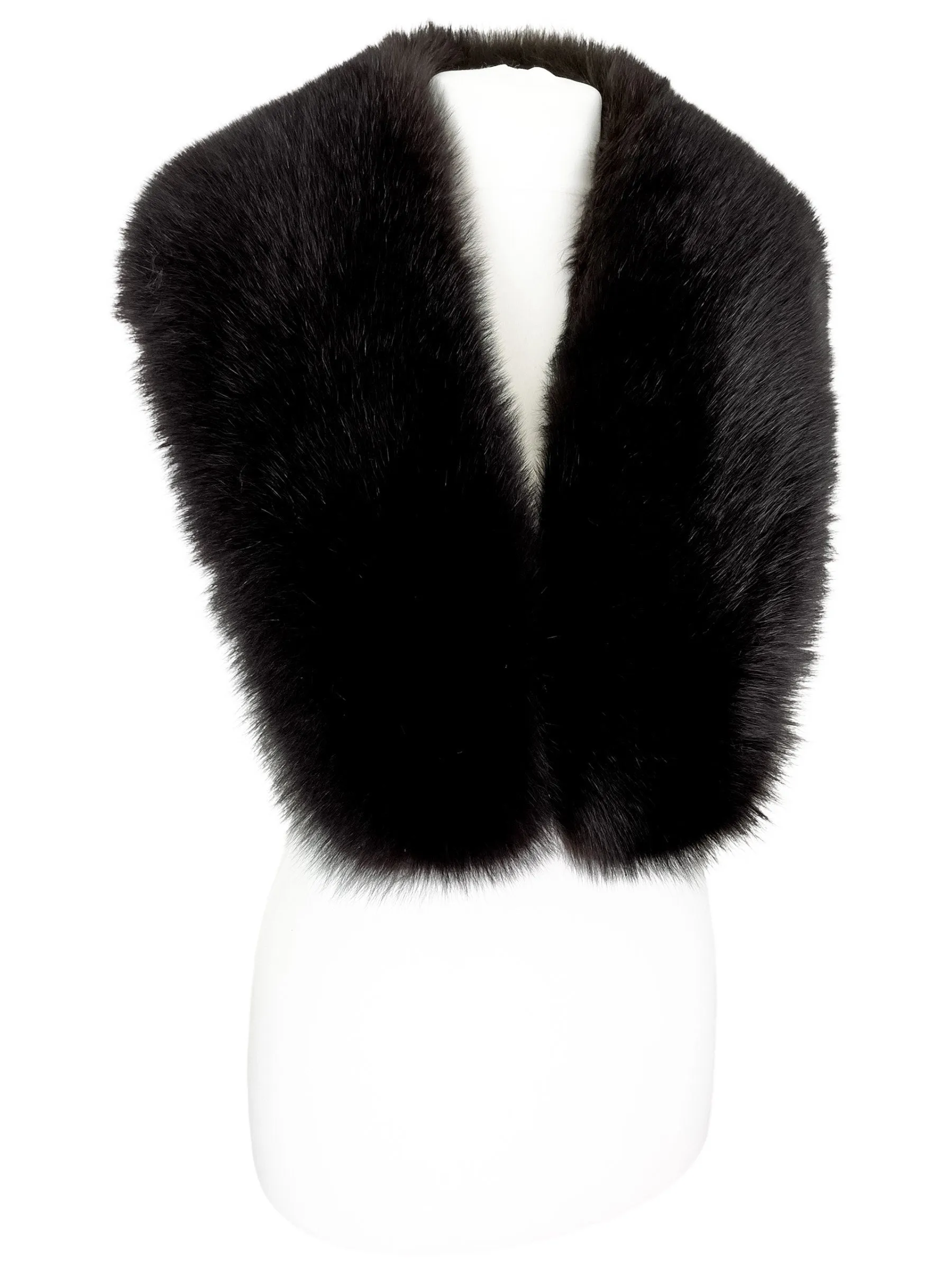 Cape With Fox Fur Collar