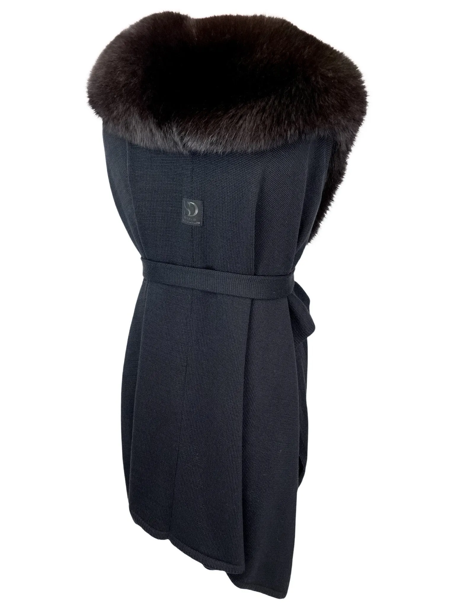 Cape With Fox Fur Collar