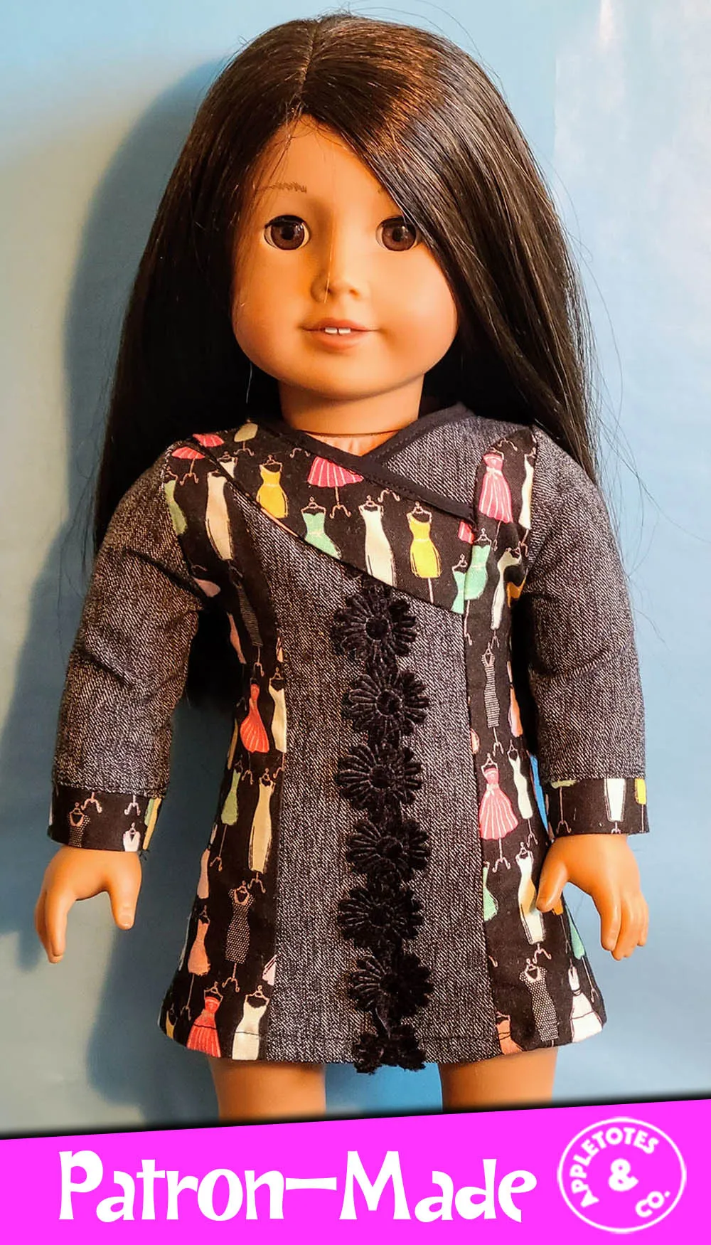 Celine Dress 18 Inch Doll Sewing Pattern