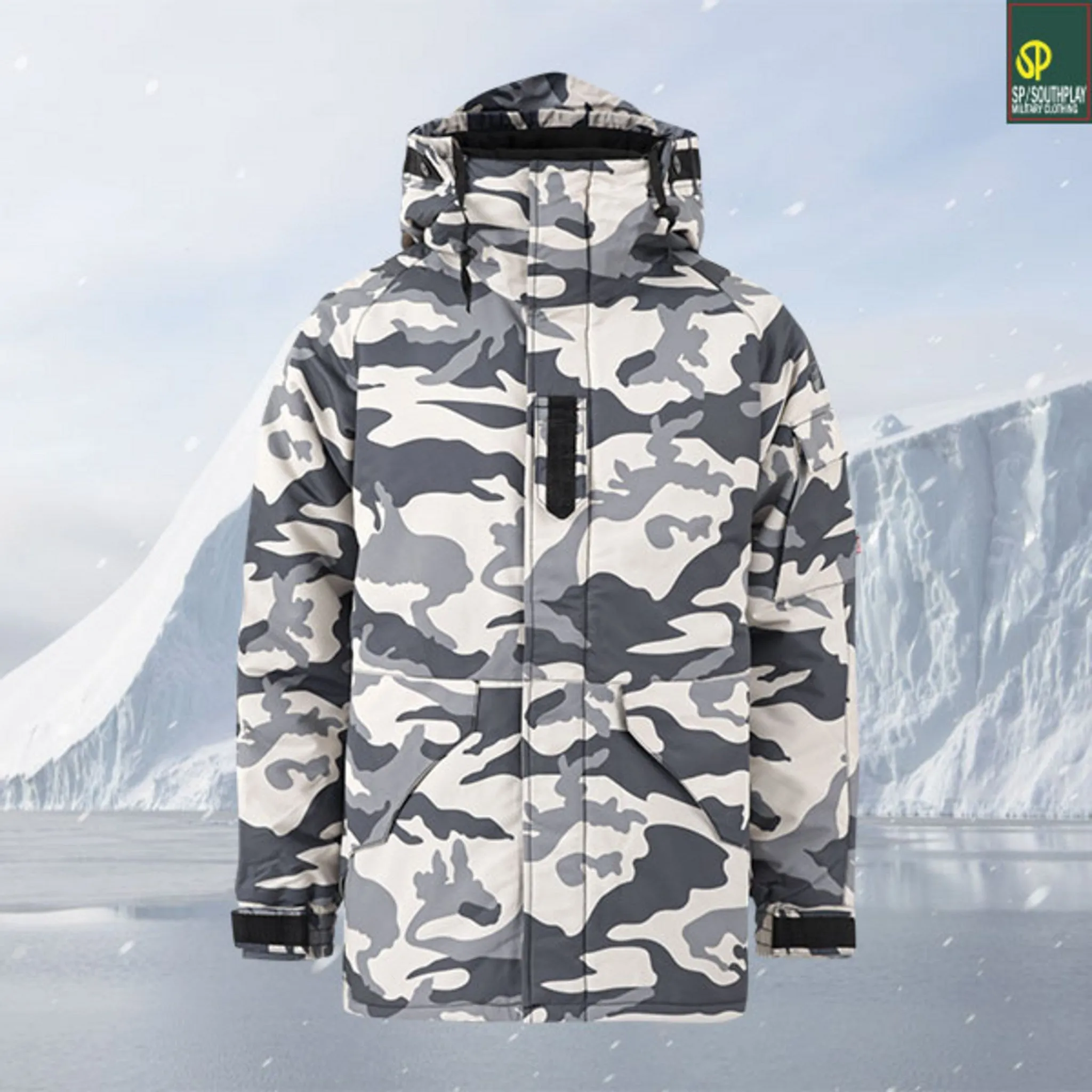 Southplay Military Parka Waterproof Windproof Padded Fishing Jacket Ski Snowboard Big Size - 🏆 #49 - Sports/Outdoor - Best of December