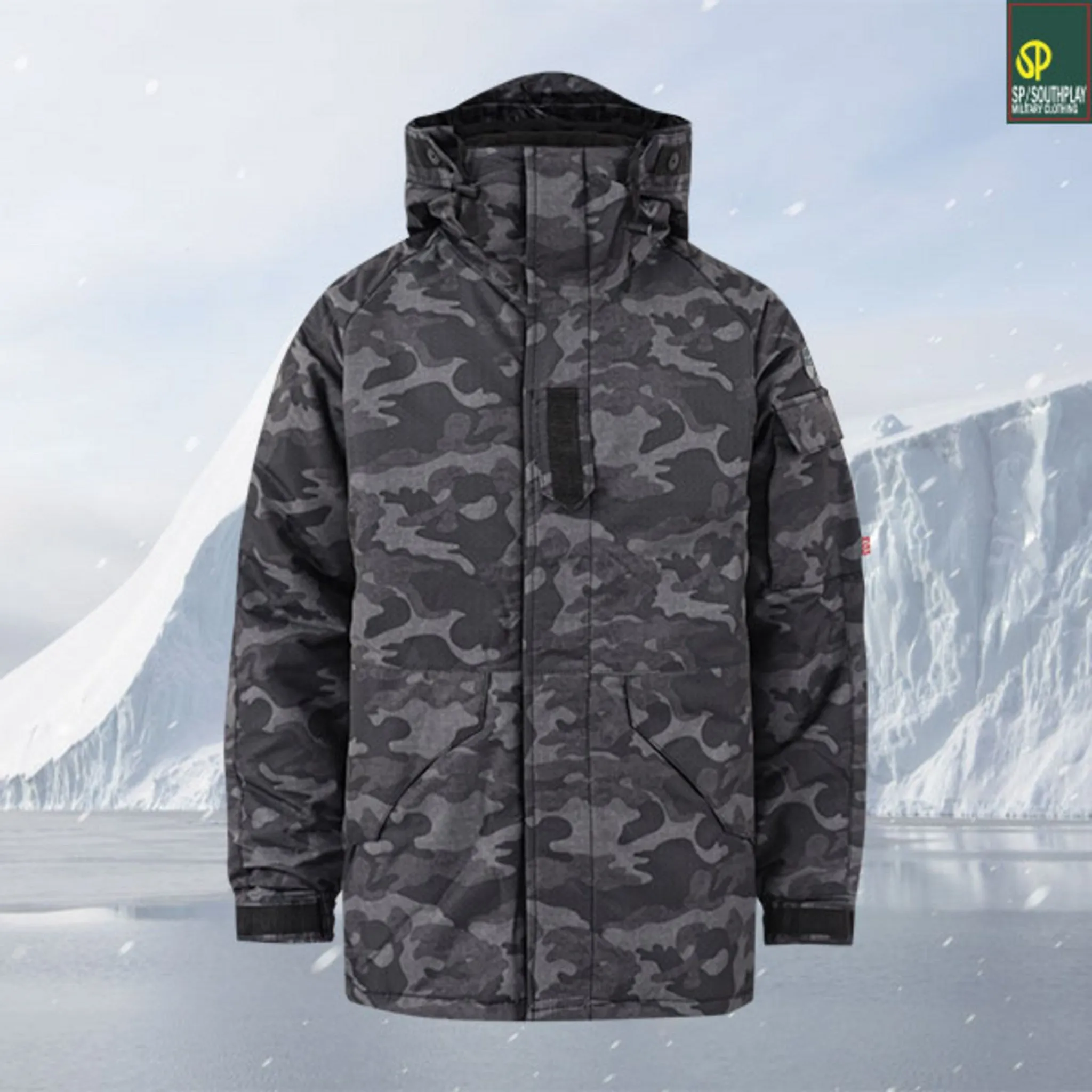 Southplay Military Parka Waterproof Windproof Padded Fishing Jacket Ski Snowboard Big Size - 🏆 #49 - Sports/Outdoor - Best of December