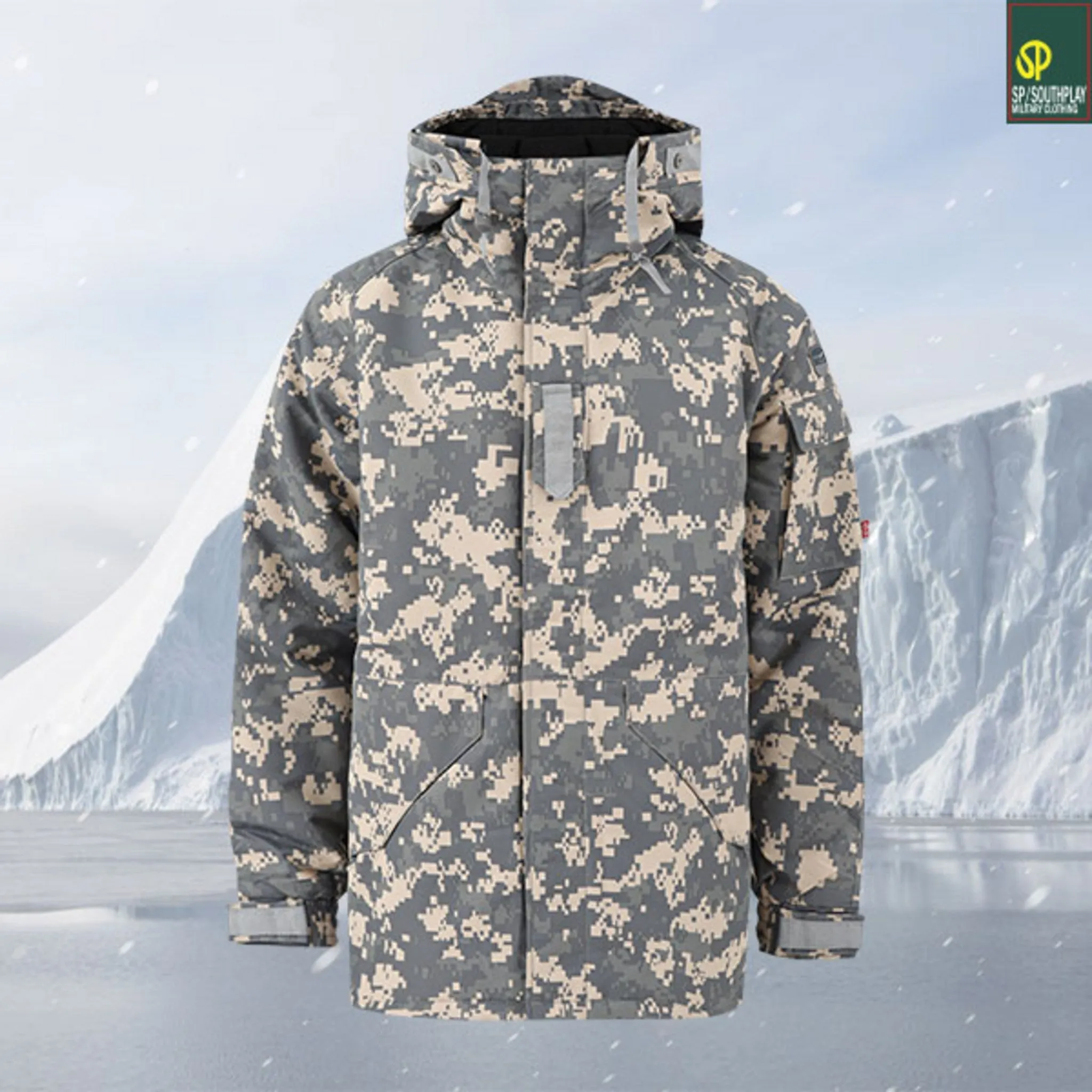 Southplay Military Parka Waterproof Windproof Padded Fishing Jacket Ski Snowboard Big Size - 🏆 #49 - Sports/Outdoor - Best of December